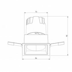 Встраиваемый светильник Elektrostandard Inline a064614