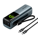 27000mAh Power Bank (USB-C + USB-C/USB-C/USB-A) 200W Gray TFT Display Type