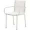 Galdana Штабелируемый садовый стул из белого алюминия