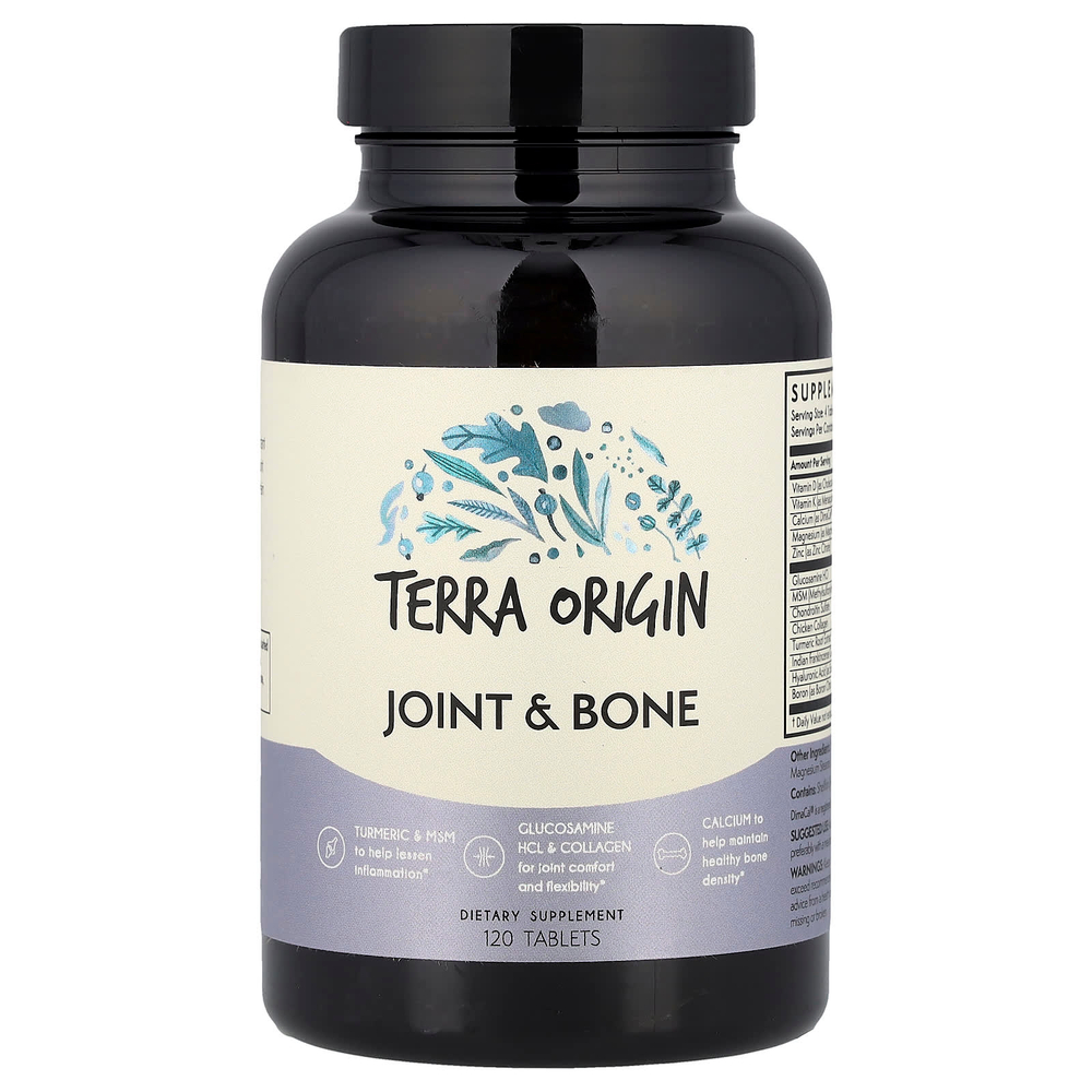 Terra Origin, Для суставов и костей, 120 таблеток