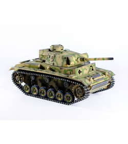 Р/У танк Taigen 1/16 Panzerkampfwagen III (Германия) дым, свет (для ИК боя) V3 2.4G RTR камуфляж