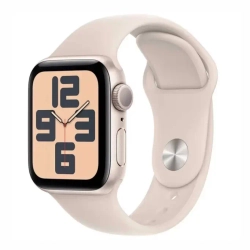 Apple Watch SE 2023, 44 мм, алюминий цвета "сияющая звезда", Starlight Sport Band
