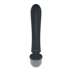 Вибратор-ванд 2 в 1 Satisfyer Triple Lover, серый