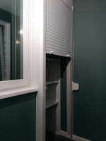 Шкаф на лоджию дома серии П44, П44Т "каблук", "сапожок"