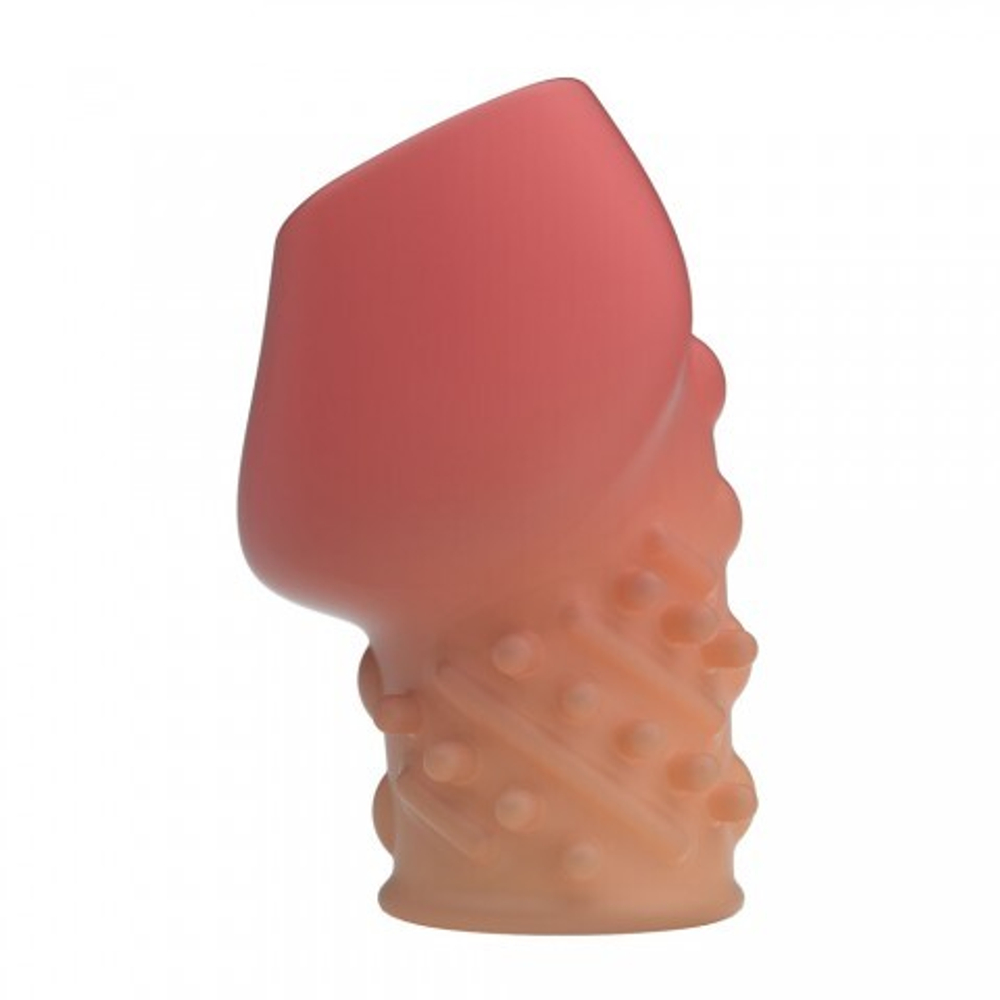 Рельефная насадка «Matias» с открытой головкой телесный