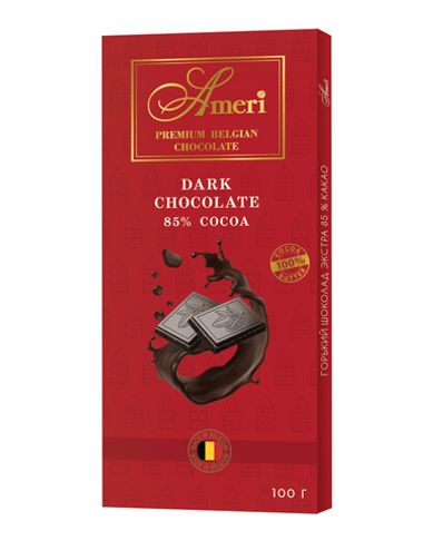 Экстра Горький Шоколад Ameri 85% 100 г