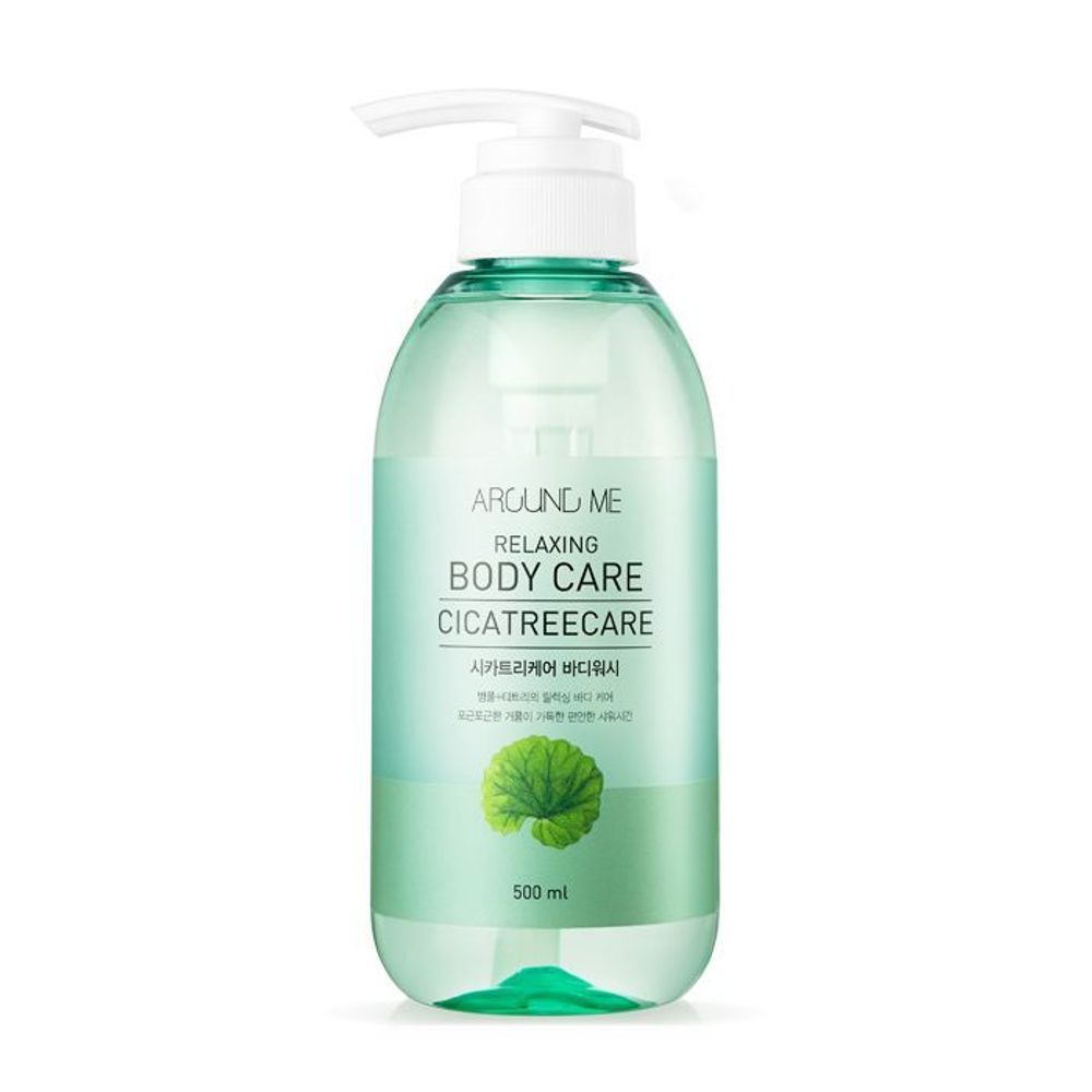 Welcos Around Me Cicatreecare Body Wash гель для душа с центеллой и чайным деревом