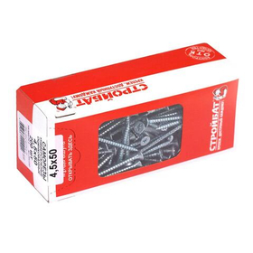 Саморезы универсальные 4,5x50 (белый цинк 200 шт)