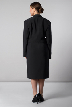 Юбка женская 4394зп, черный #70Ч014394зп