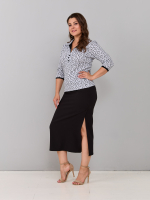 Блузка БЛ-015/белый