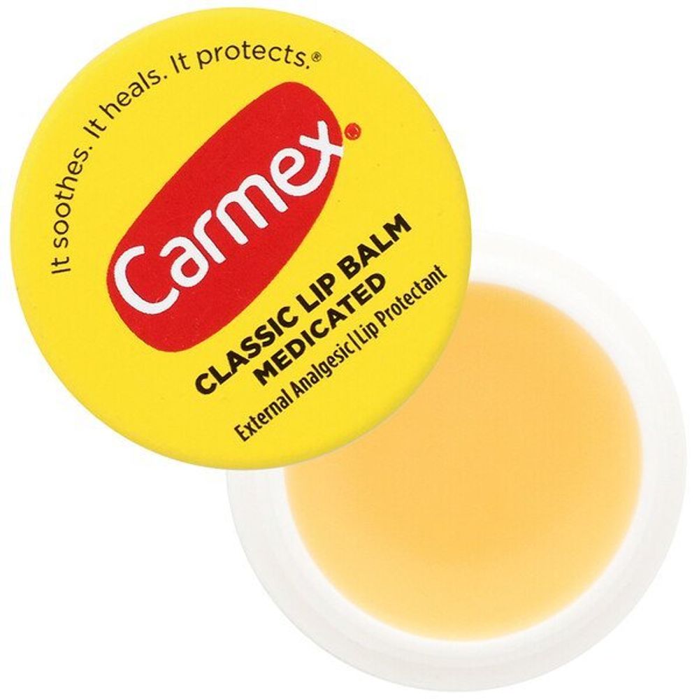 Carmex, Классический бальзам для губ, с лечебным действием (7,5 г) США