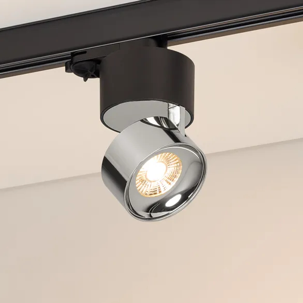 Светильник SP-PLURIO-TRACK-4TR-R77-9W Warm3000 (BK-CHR, 36 deg, 230V) (Arlight, IP20 Металл, 3 года) 038125