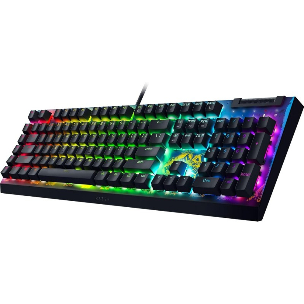 Клавиатура Razer BlackWidow V4 X (Yellow Switch), Fortnite Edition - US Layout
