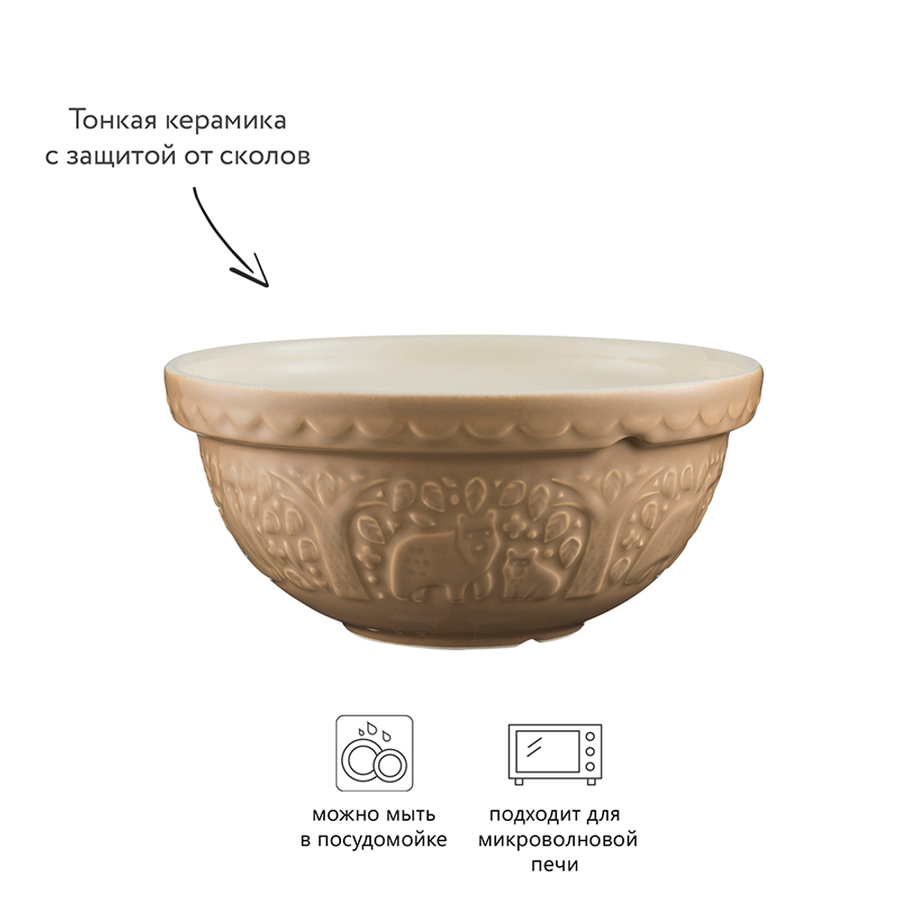 Миска in the forest bear 24 см