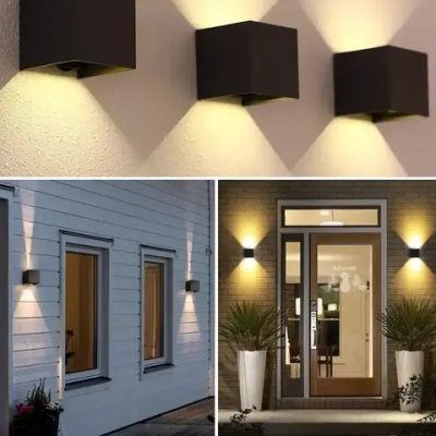 Светильник настенный светодиодный, IP54 Бра для дома и улицы 6 Вт, EBION, 3000K, Черные, 1 шт