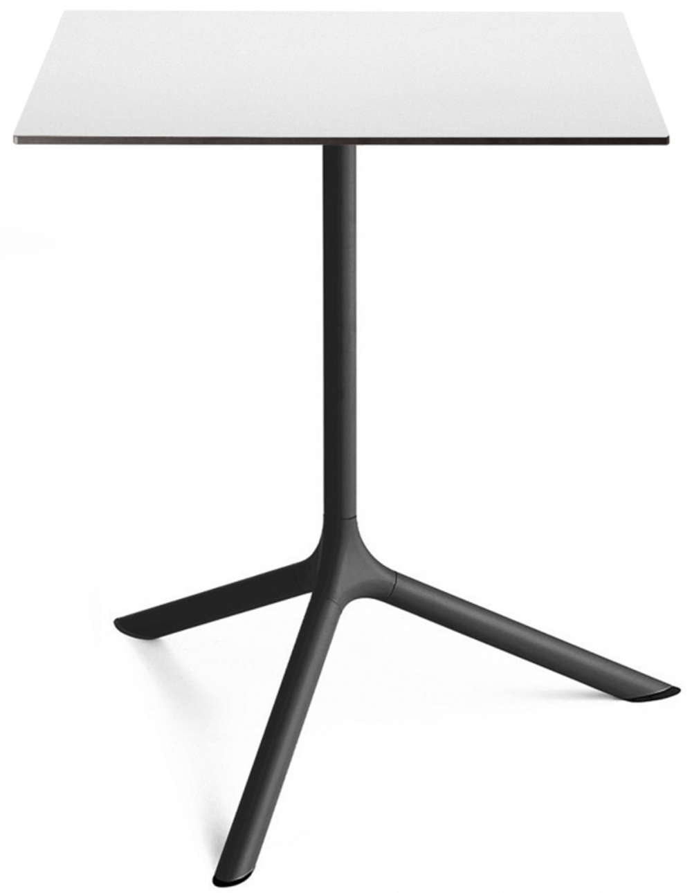 Стол ламинированный обеденный складной Scab Design Tripe Maxi Folding, черный, белый