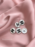 Пуговицы Шан. черно-белые скидка