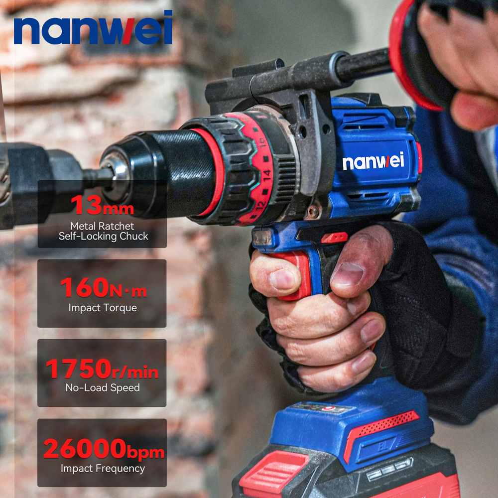 Дрель-шуруповерт NANWEI NW-D8218C-6