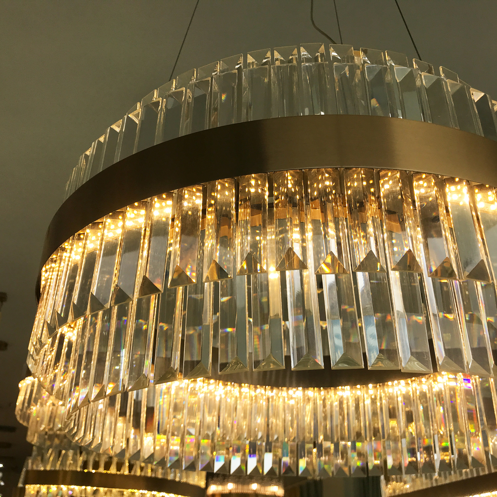 Люстра Cloyd BROTIGAN-C C1 / Ø60 см - латунь (арт.10771)