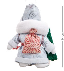RK-940 Кукла подвесная «Дед Мороз с рюкзаком и ёлкой»