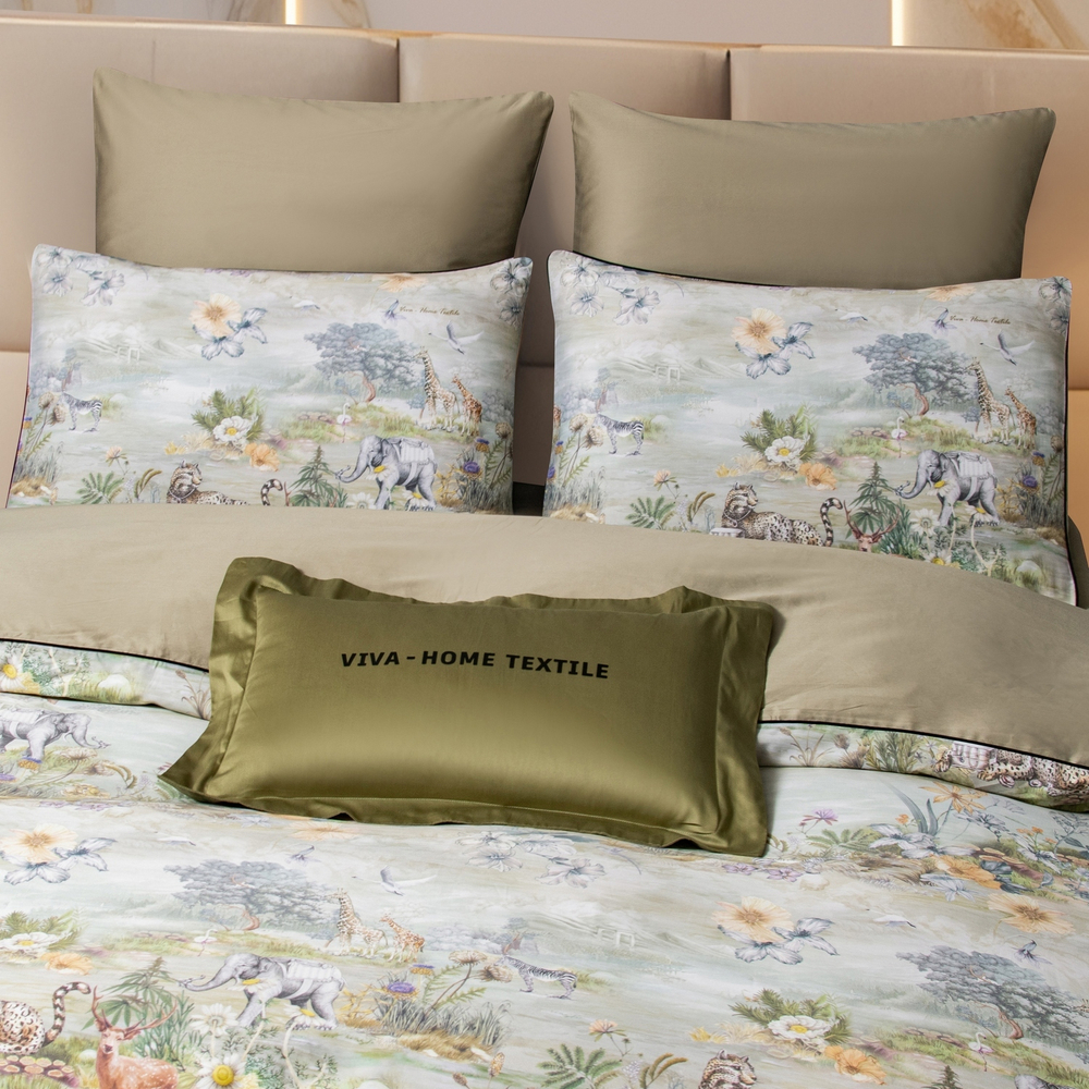 КПБ Сатин Премиум CPA055, Евро, 4 наволочки