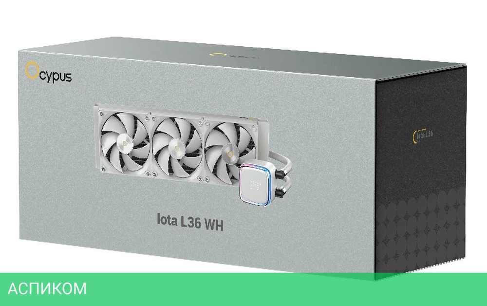 Система жидкостного охлаждения для процессора Ocypus Iota L36 WH (Iota-L36-WH3ANWNN00X-GL)