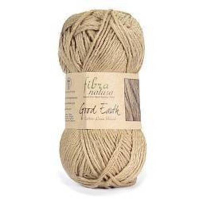 Пряжа FIBRA NATURA GOOD EARTH цвет 104 50гр. 77,5 м 47% Лён, 53% Хлопок