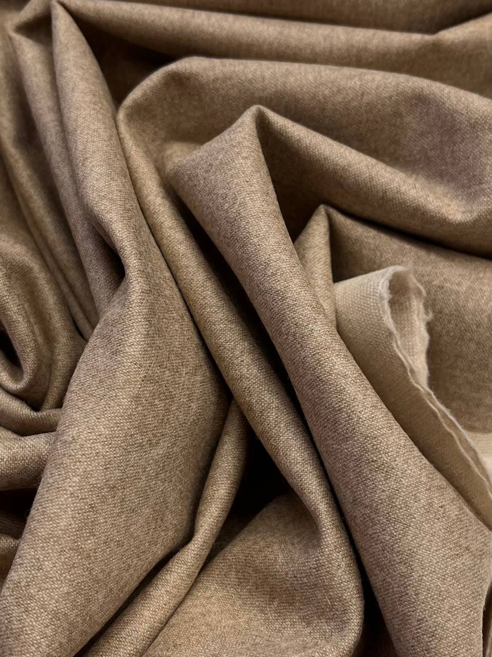 Шерсть фланель светлый кэмел