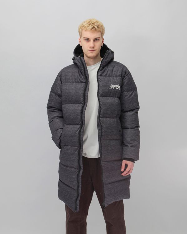 Пуховик Downlong Grey Stroke - фото 2