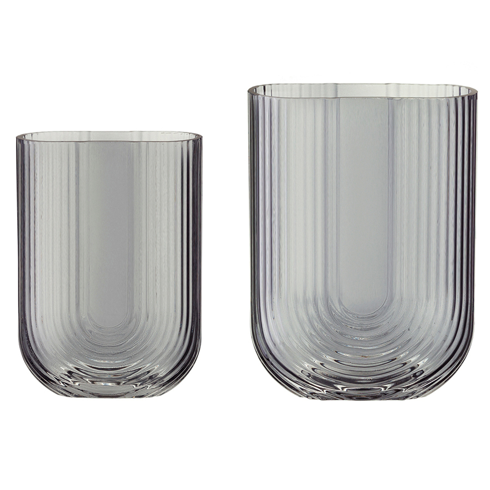 Ваза florenty, 23,5 см, серая