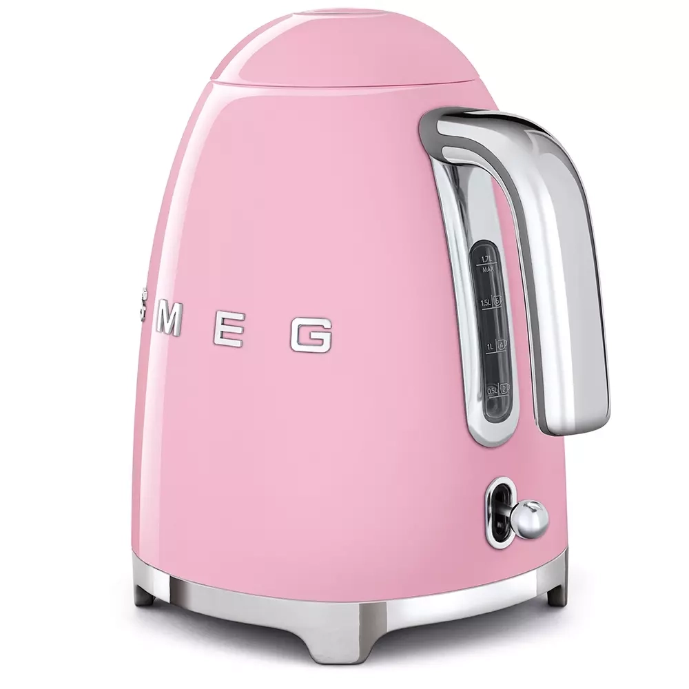 Чайник Smeg KLF03PKEU, розовый