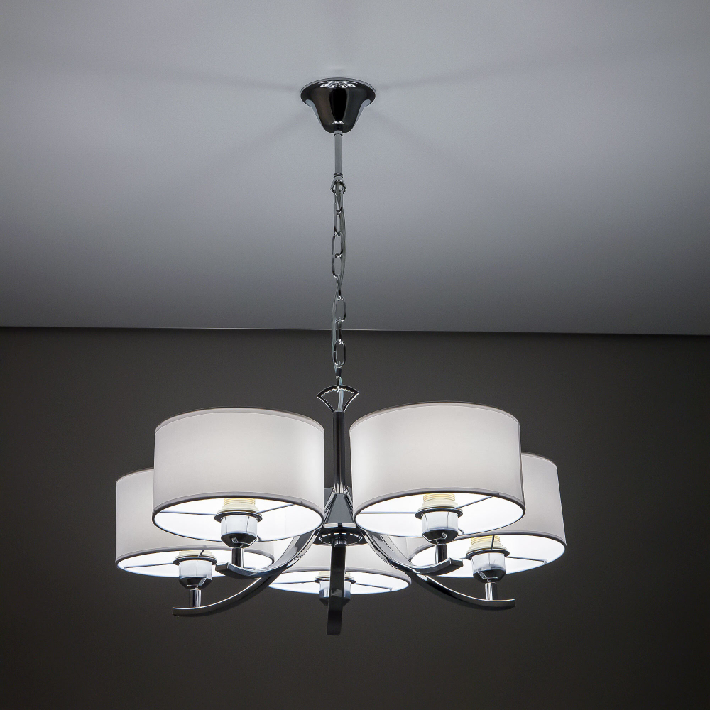 Citilux Эвита CL466150 Люстра подвесная с белыми абажурами