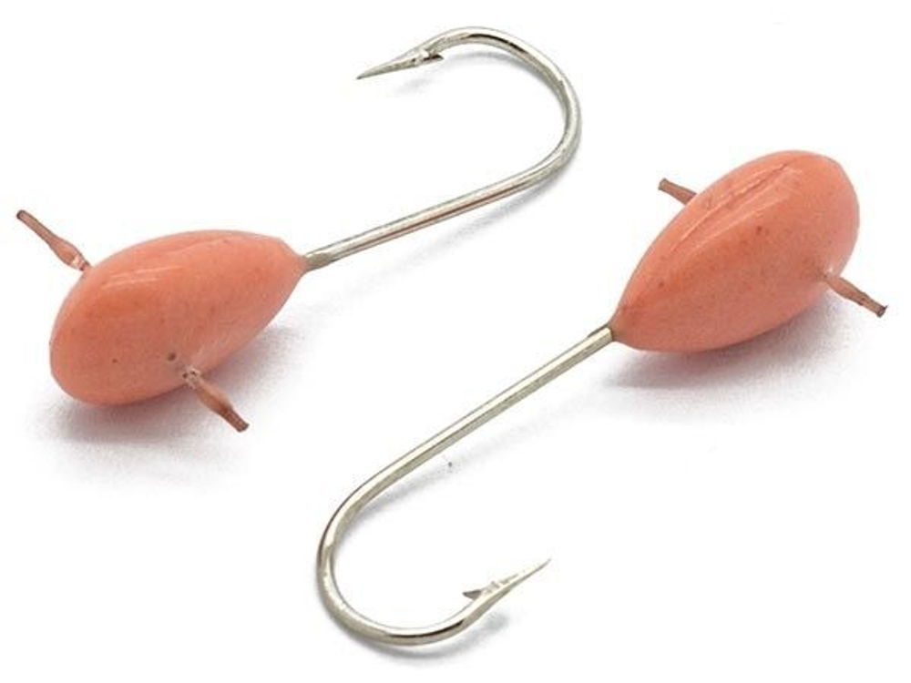 Мормышка рыболовная Nord Waters Капля, большая ОТВ, свеч. Красное, PKB39006R, 10шт