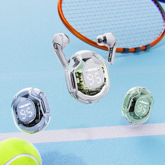 Беспроводные TWS-наушники AceFast T8 Crystal (AF-T8-IB) Ice Blue