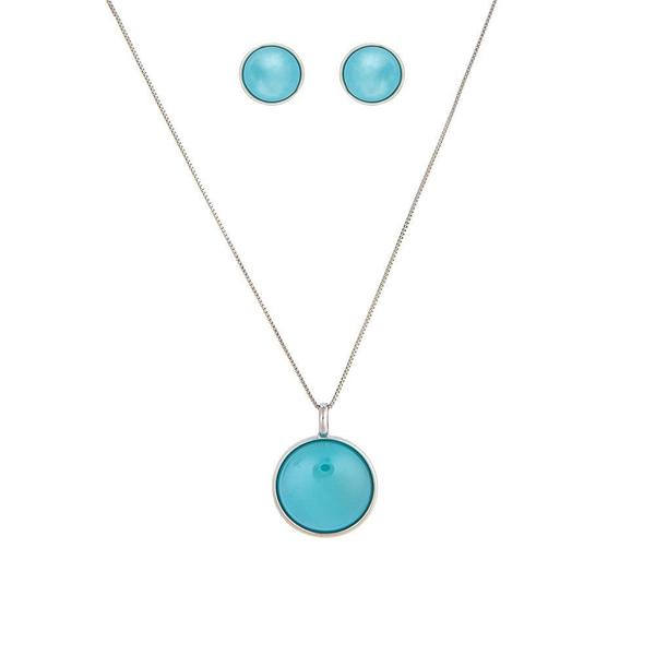 Комплект Possebon Pearl Blue Sky Agate S1565.21 B/S