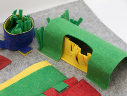 Нюхательный коврик "Лесное озеро", размер 60*70 см