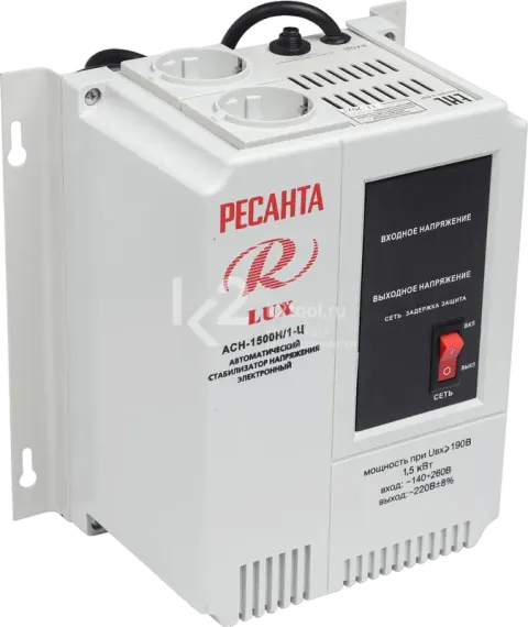 Стабилизатор напряжения Ресанта АСН-1500Н/1-Ц LUX