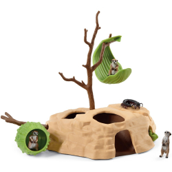 Schleich Дикая жизнь - Встреча с сурикатами 42595 / артикул   42595  / GTIN 4059433573434