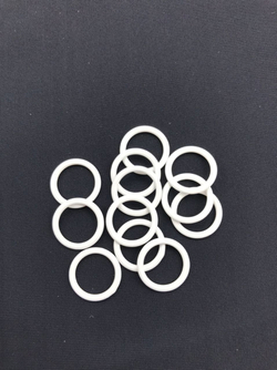 Кольцо металл белый 15 мм