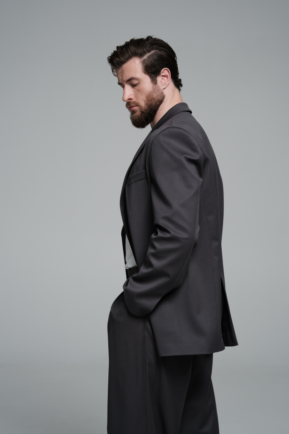 Пиджак однобортный | grey-violet