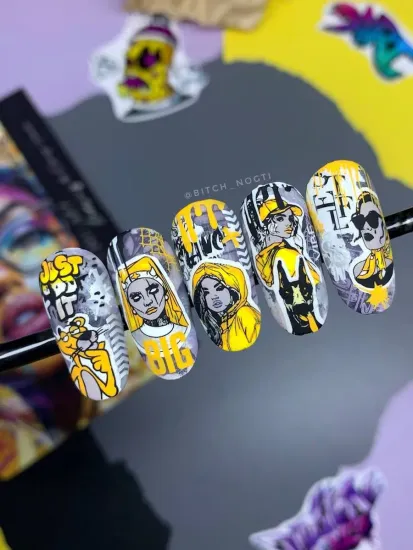 Пластина для стемпинга Enigmanic Stamping №029