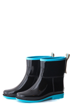 Сапоги BoomBoots Black&Blue Flat (с утеплителем)