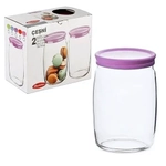 Банка CESNI 2 шт. 1100 мл с сиреневыми пласт.крышками