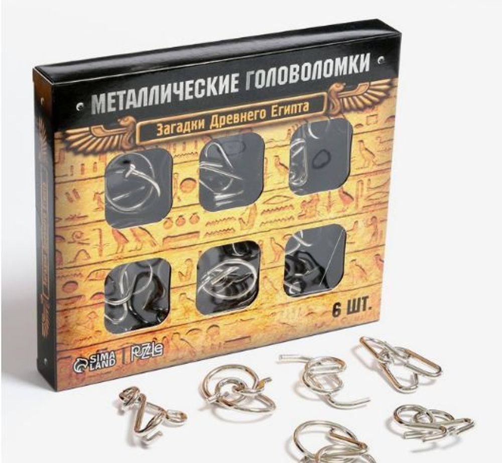 Головоломка металлическая "Загадки Древнего Египта"