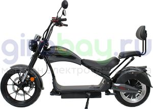 Электроскутер IKINGI HARLEY CHOPPER 4000W (60V/30Ah) - Чёрный фото №4