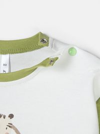 Лонгслив "Тигренок" с принтом 0+