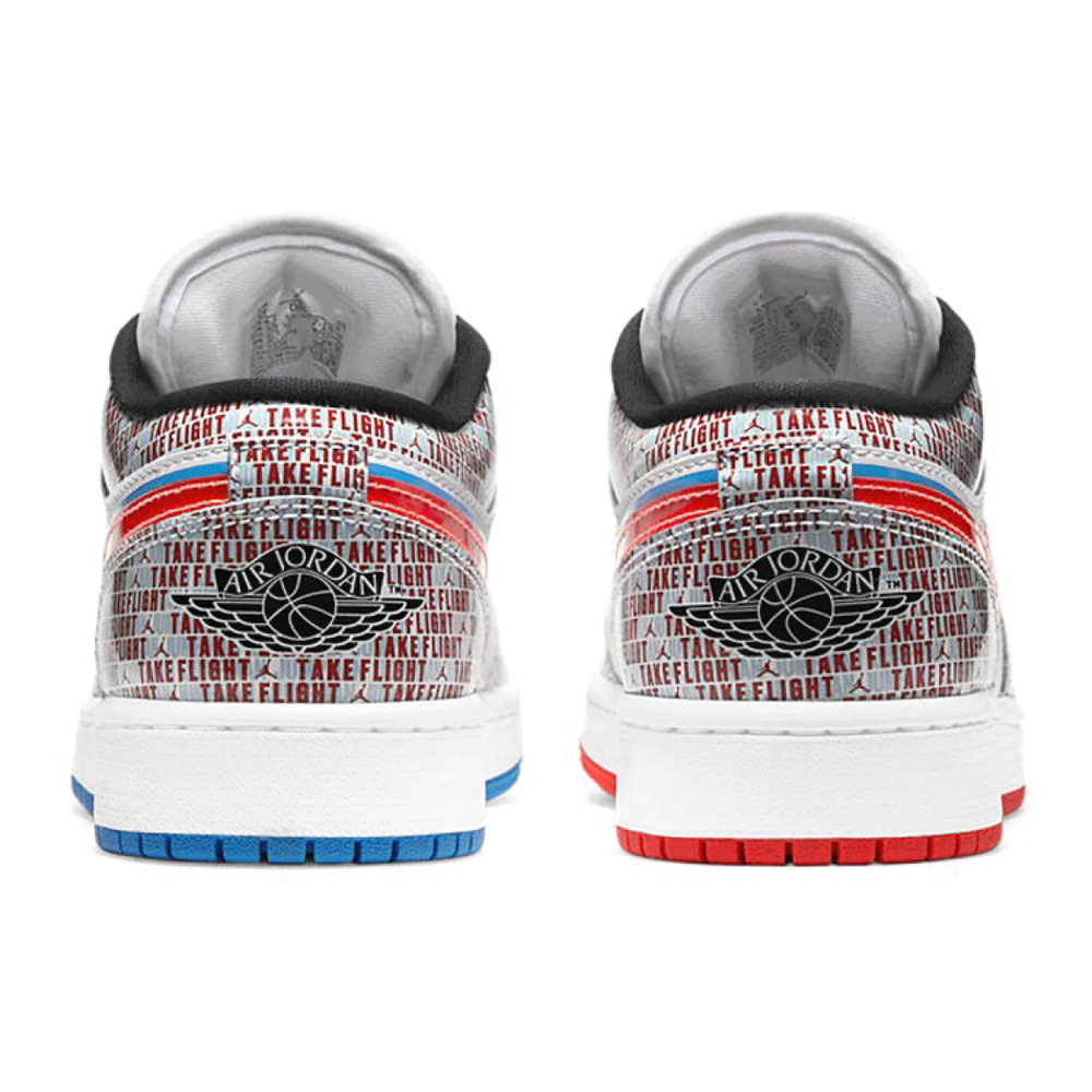 Кроссовки Air Jordan 1 Low SE GS Take Flight 3D