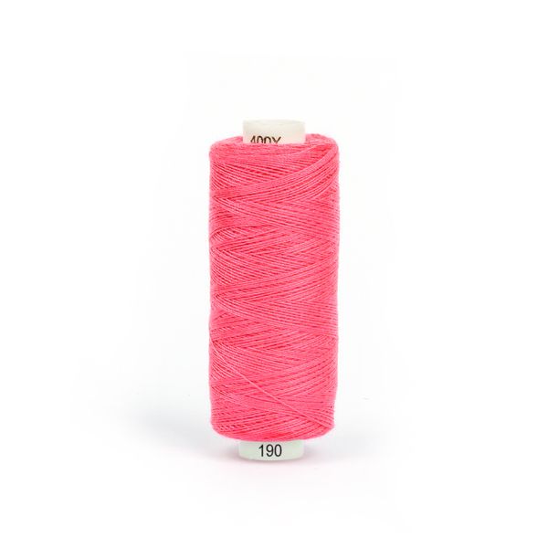 Нитки швейные бытовые Ideal 40/2, 366 м / 10 кат., 190 розовый