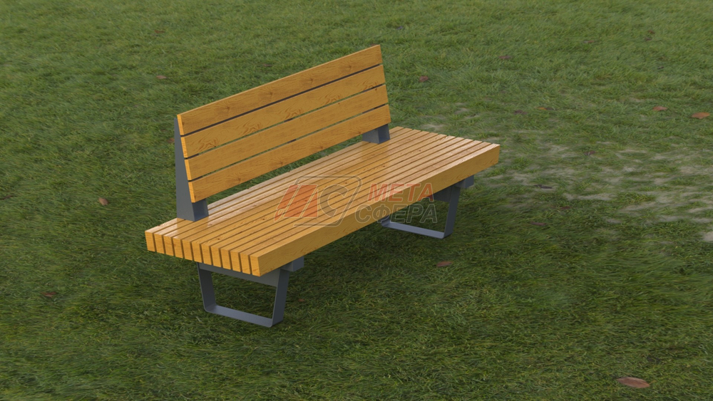 Скамейка Rail Road 02 продольная