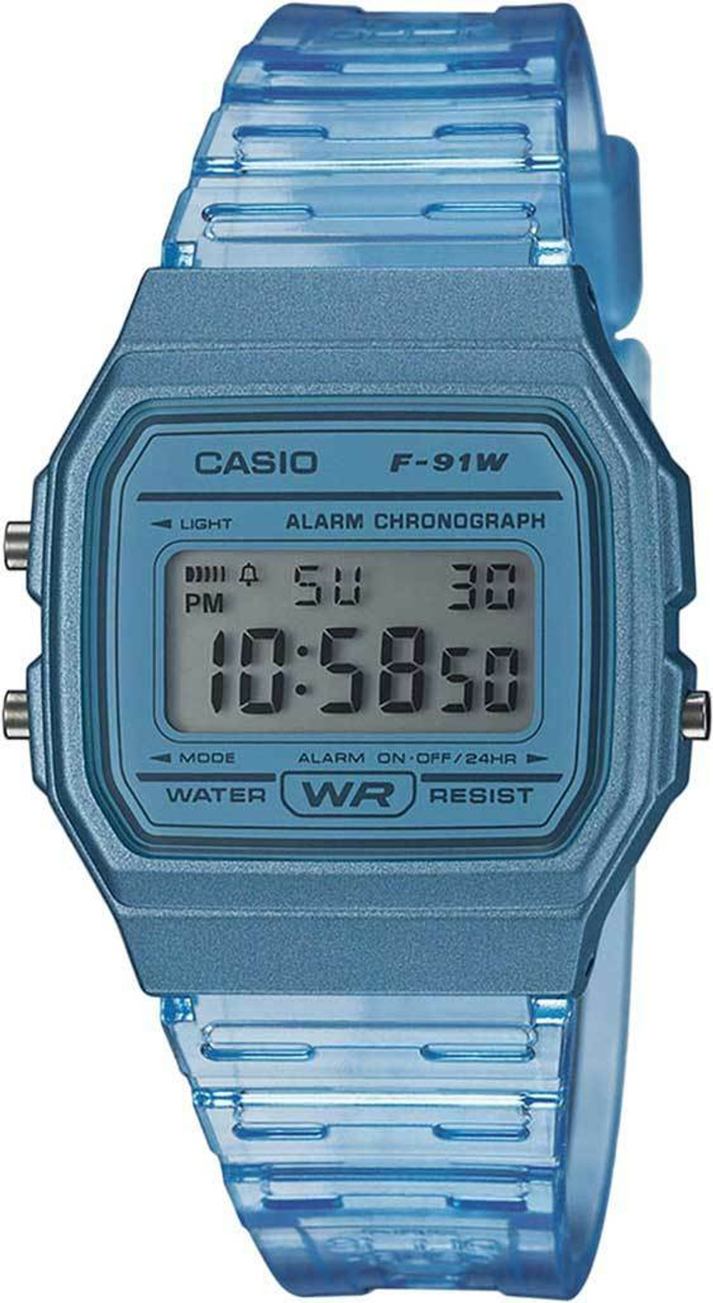 Японские наручные часы Casio Collection F-91WS-2EF с хронографом